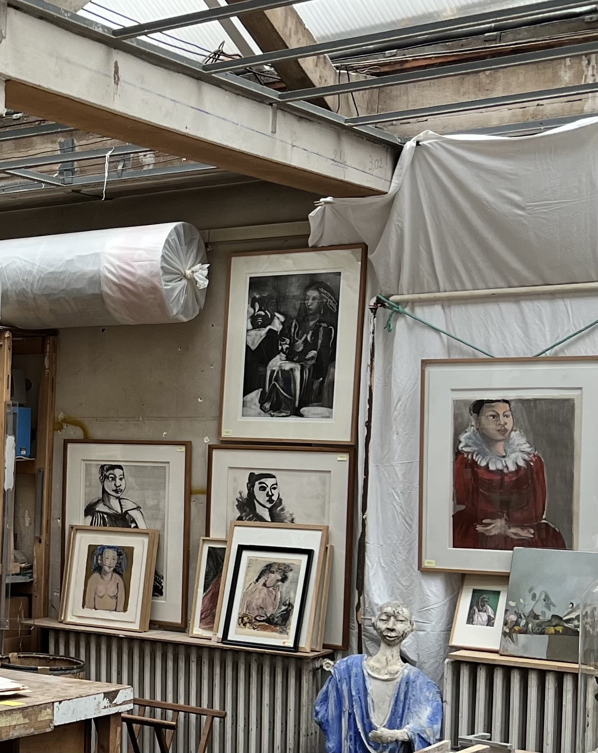 stephane.herbelin.femme.a.la.voilette.atelier atelier Stephane Herbelin